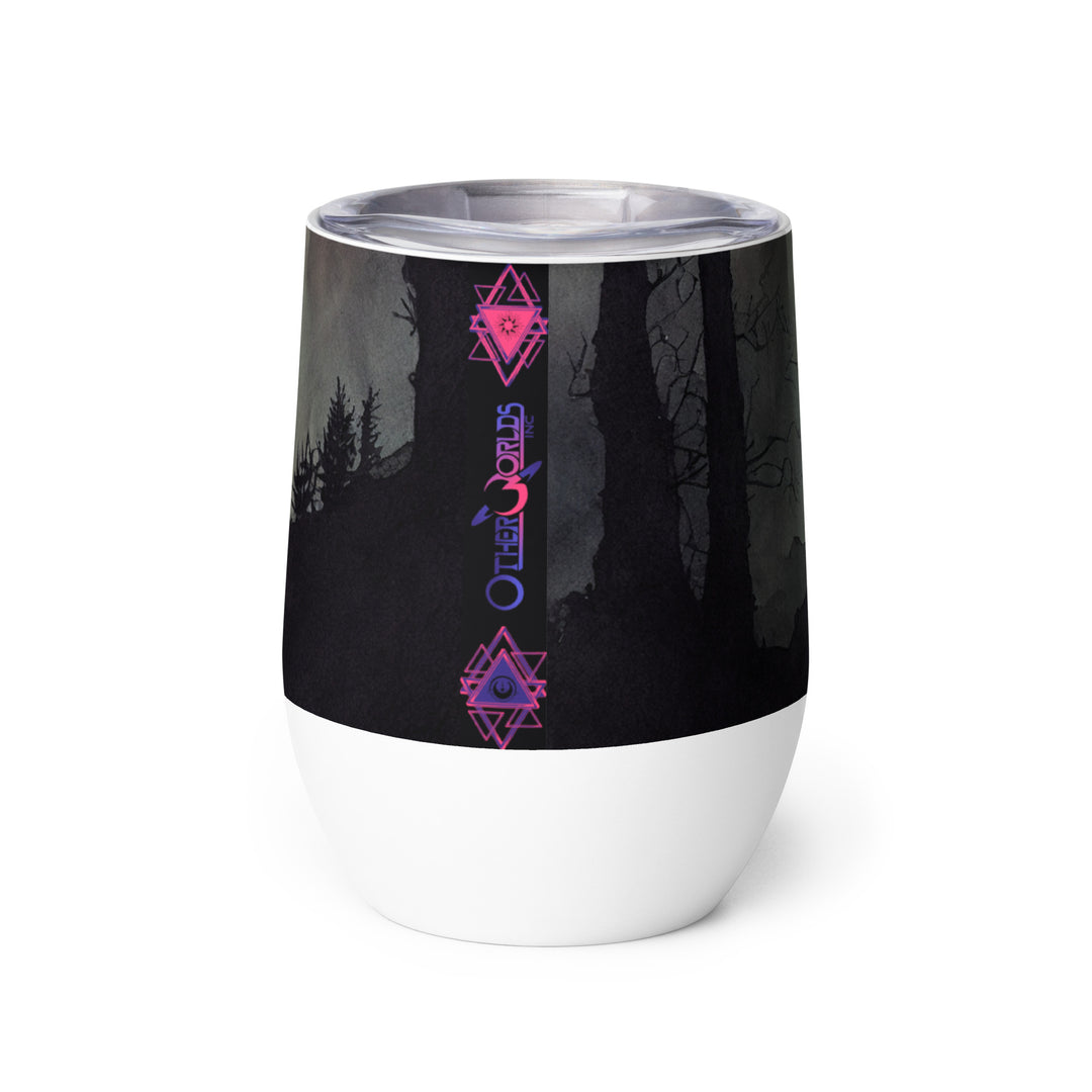 Mysterious Forest Wine Tumbler