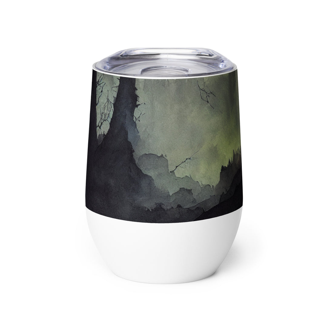 Mysterious Forest Wine Tumbler