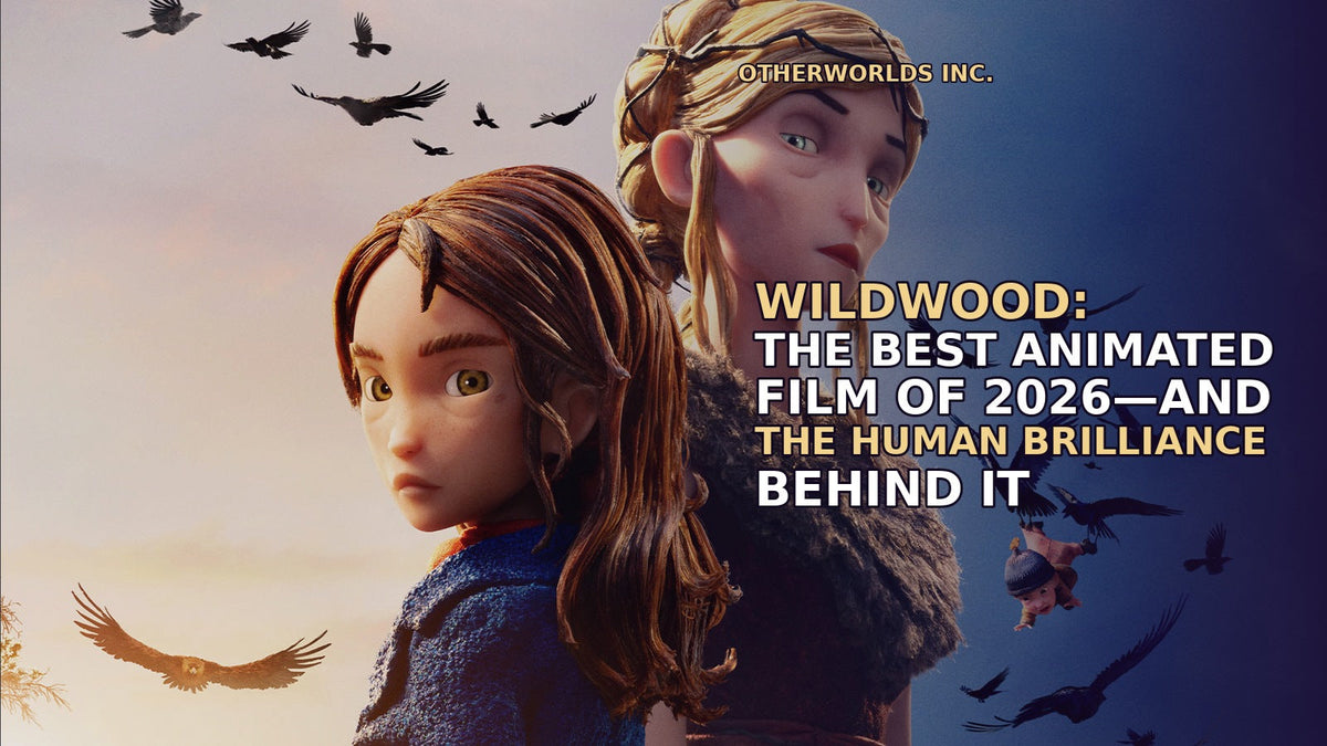 Official Wildwood promotional artwork beneath the Otherworlds Inc. title Wildwood: The Best Animated Film of 2026—and the Human Brilliance Behind It.