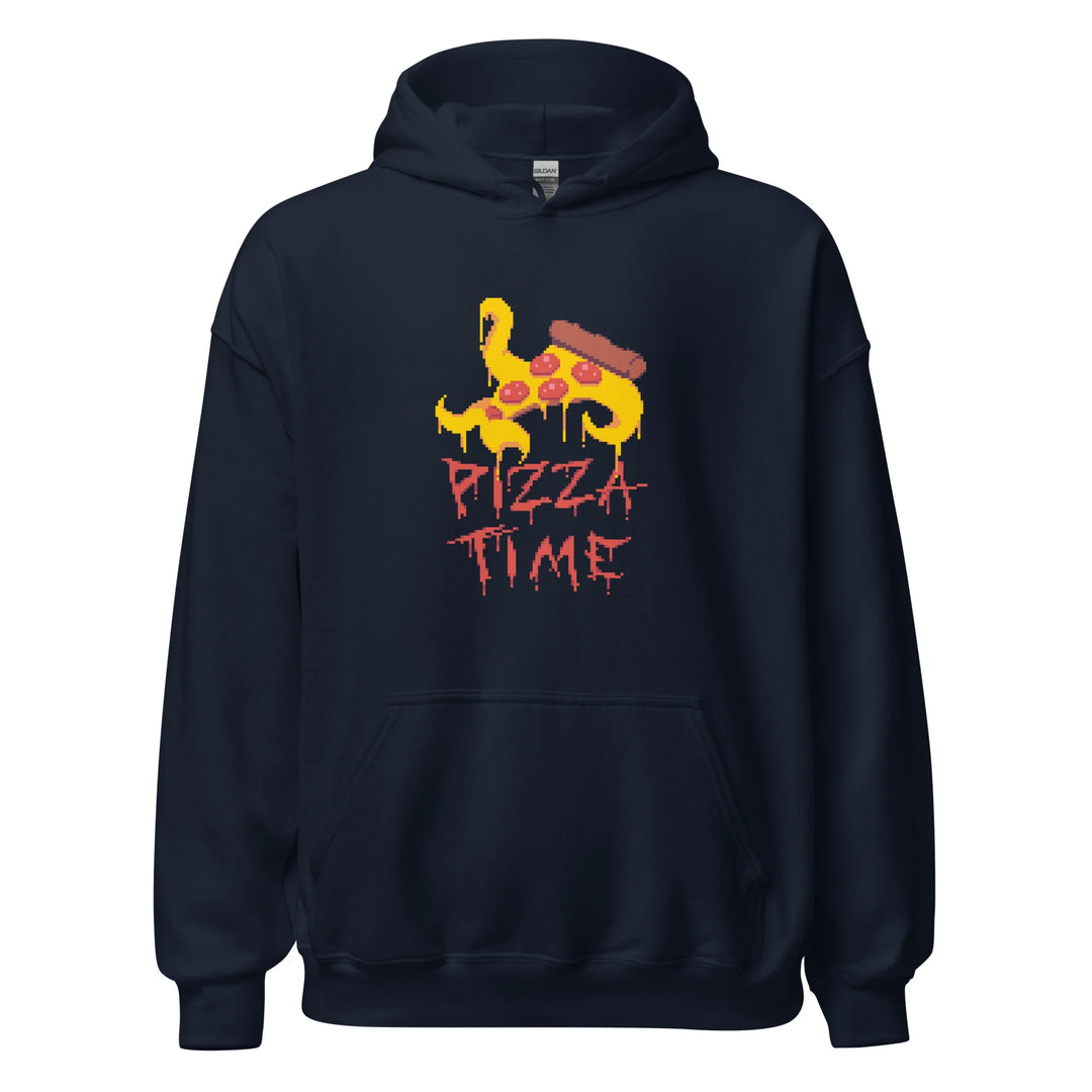 Pizza Time Lovecraft Unisex Hoodie navy