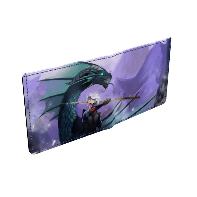 Glacias Indigo Dragon Wallet