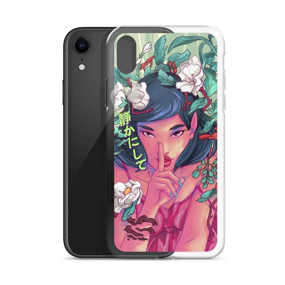 hush art iphone case