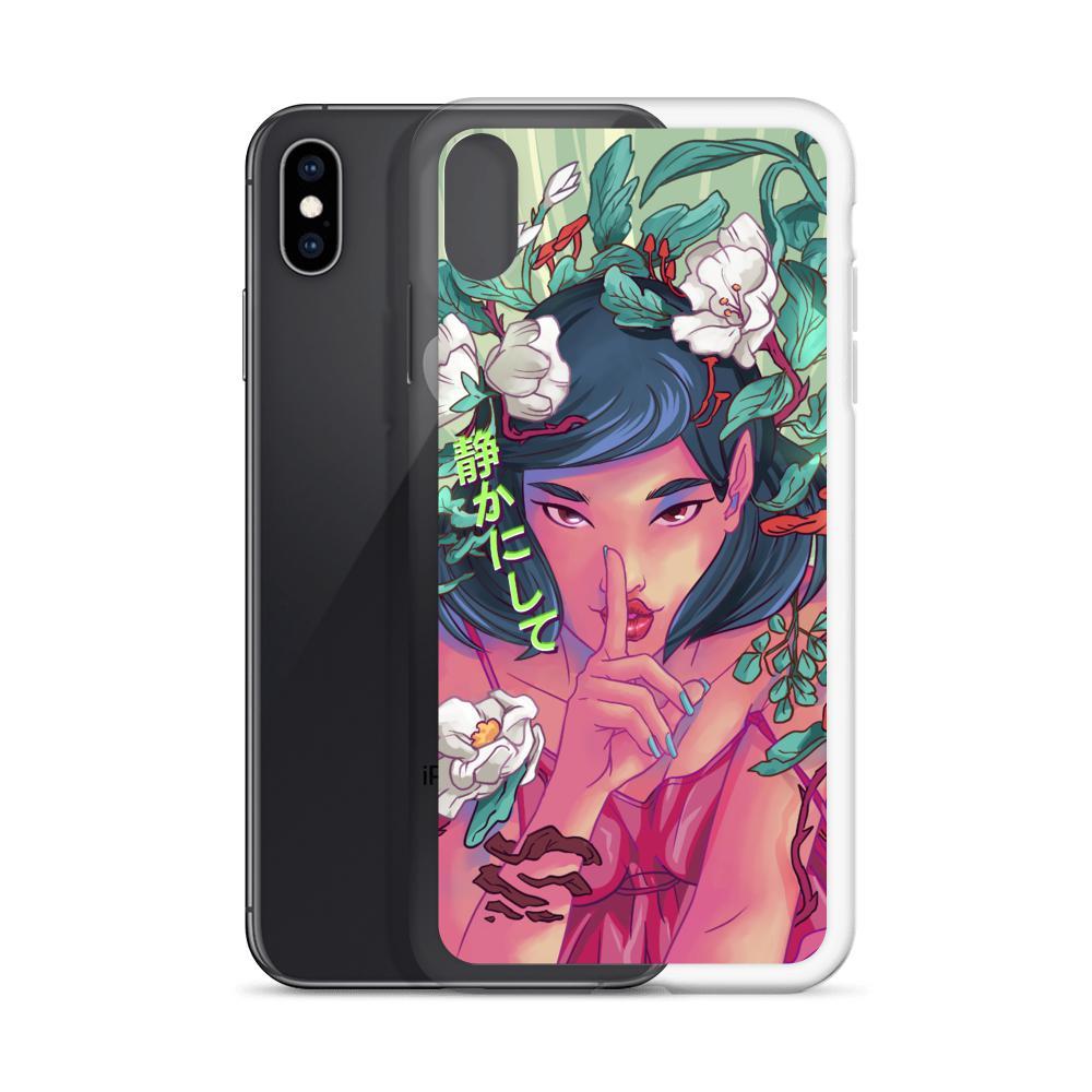 hush art iphone case